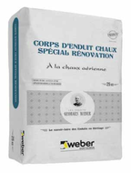 WEBER CORPS ENDUIT CHAUX RENO 25KG